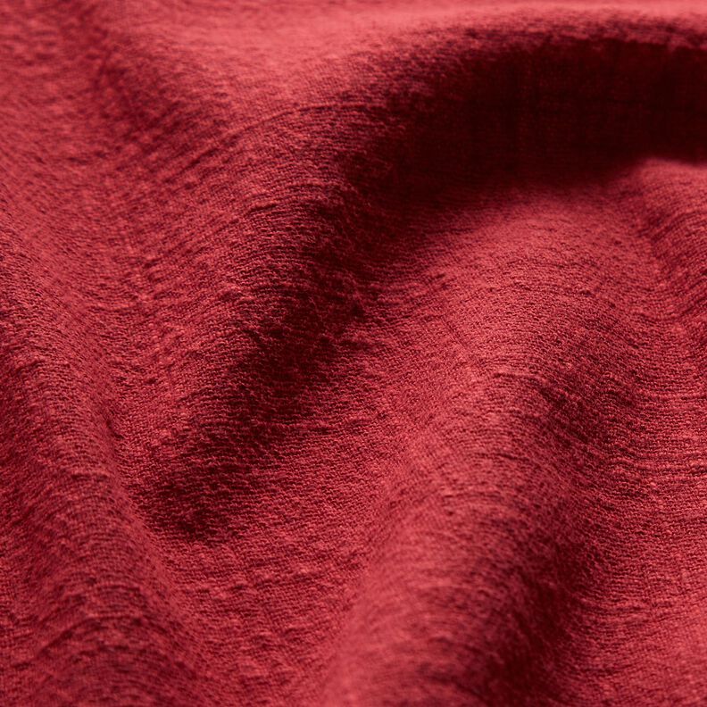 Bavlněná tkanina lněného vzhledu – terracotta,  image number 2