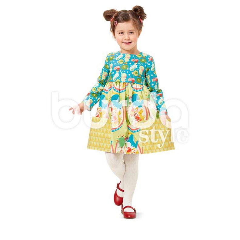 Dívčí šaty, Burda 9373,  image number 3