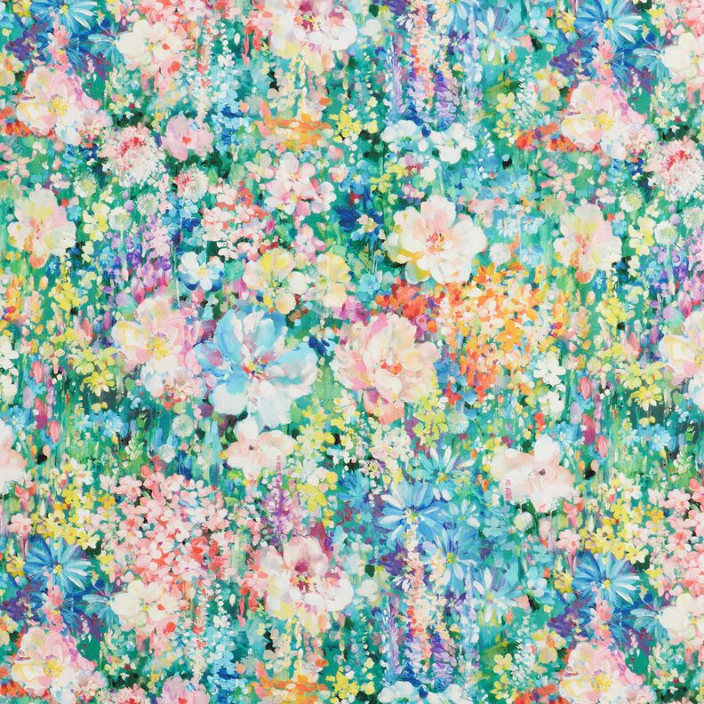 Dekoračn&iacute; l&aacute;tka Pl&aacute;tno Květinov&aacute; malba &ndash; zelen&aacute;/růžov&aacute;,  image number 1