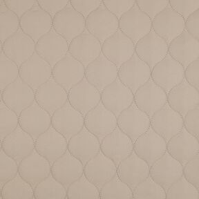 Prošívaná látka Kruhový vzor | Poppy Fabrics – tmavě béžová, 