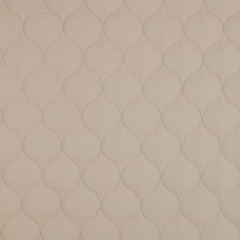 Prošívaná látka Kruhový vzor | Poppy Fabrics – tmavě béžová,  image number 1