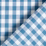 Bavlněná látka Vichy károvaná 1 cm – džínově modrá/bílá,  thumbnail number 4