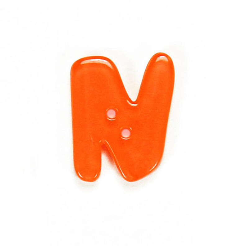 Písmenkový knoflík Neon – N,  image number 1