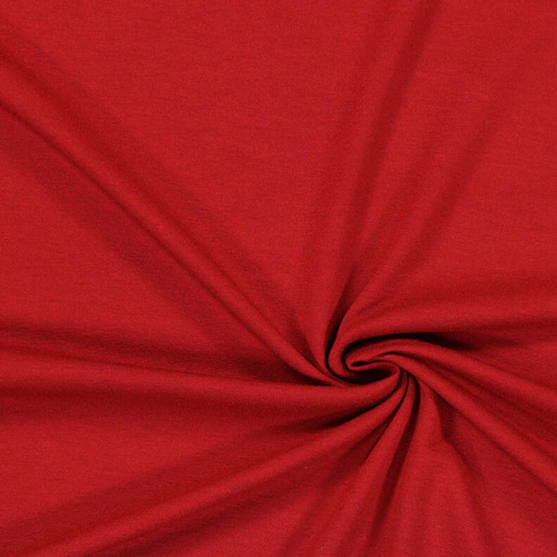 Viskózový žerzej střední – karmínově červená,  image number 1