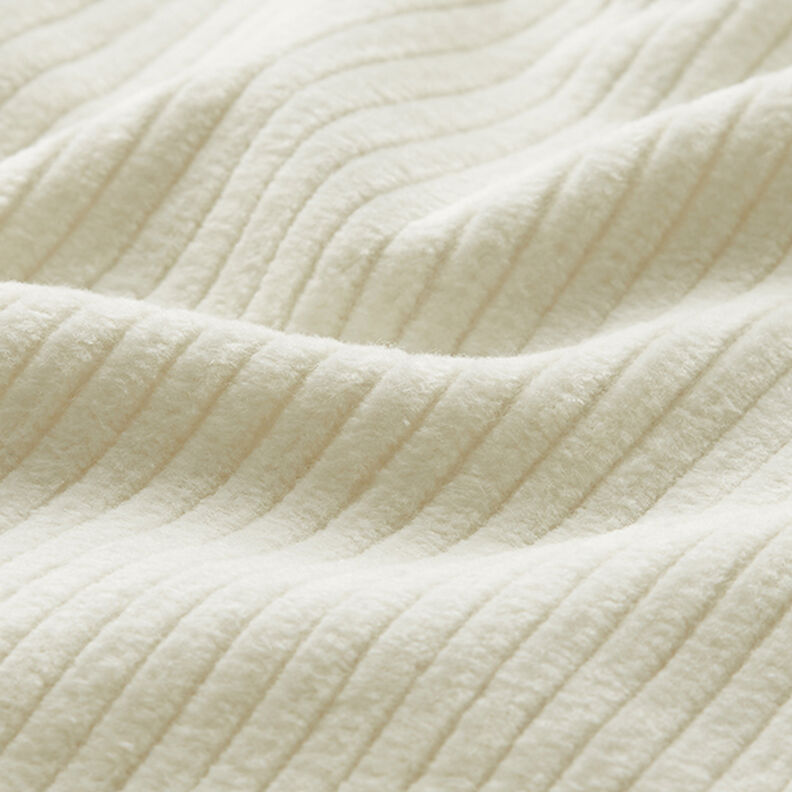 Široký manšestr předepraný Jednobarevné provedení – vlněná bílá,  image number 2