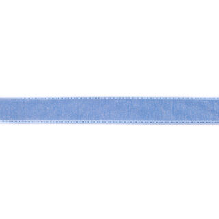 Tkaná stuha Šambré Jednobarevné provedení – džínově modrá, 