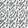 Pletený žakár Abstraktní leopardí vzor – bílá,  thumbnail number 1