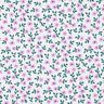 GOTS Bavlněný popelín Rozsypané kvítky | Poppy Fabrics – bílá/růžová,  thumbnail number 1