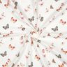 Mušelín / dvojitá mačkaná tkanina Krásní motýly digitální potisk | Poppy Fabrics – slonová,  thumbnail number 3