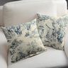 Toile de Jouy – ocelová modr,  thumbnail number 5
