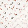 Mušelín / dvojitá mačkaná tkanina Krásní motýly digitální potisk | Poppy Fabrics – slonová,  thumbnail number 4