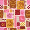 Bavlněný popelín Patchwork | Poppy Fabrics – kremová/tmavě červená,  thumbnail number 1