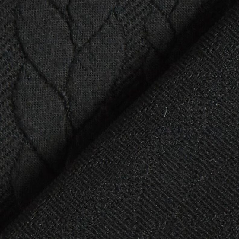 Žakárové žerzejové kloké Copánkový vzor – černá,  image number 4