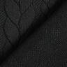 Žakárové žerzejové kloké Copánkový vzor – černá,  thumbnail number 4