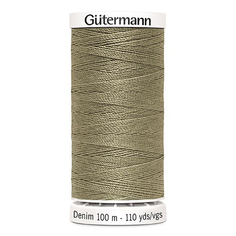 Džínová nit [2725] | 100 m | Gütermann – khaki,  image number 1