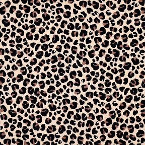Francouzské froté letní teplákovina Malý leopardí vzor digitální potisk | Poppy Fabrics – světle, 