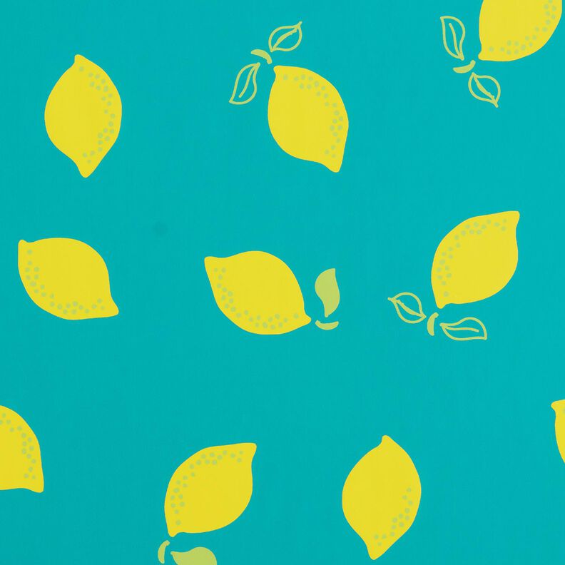 Látka na pláštěnky Citróny – máta peprná/citrónově žlutá,  image number 1