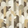 Zatemňovací látka Abstraktní klenby – khaki/taupe (šedohnědá),  thumbnail number 1
