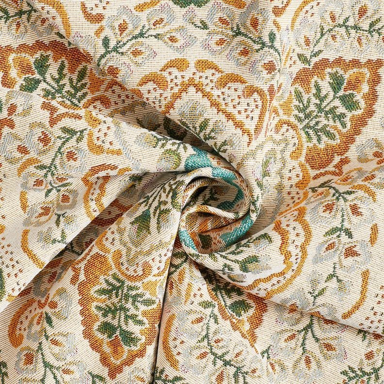 Dekorační panel Gobelín Velká mandala – hořčicove žlutá/světle béžová,  image number 3