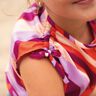Bavlněný satén Retro vlny | Poppy Fabrics – purpurová/oranžová,  thumbnail number 7