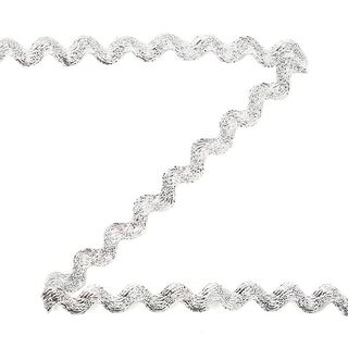 Hadovka lurexová [12 mm] - stříbrná, 