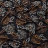 Viskózový žerzej Květinový ohňostroj – černá/hnědá,  thumbnail number 2