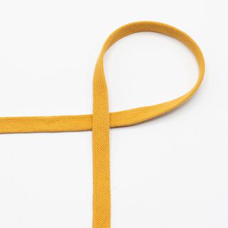 Plochá šňůra Mikina s kapucí Bavlna [15 mm] – kari žlutá, 