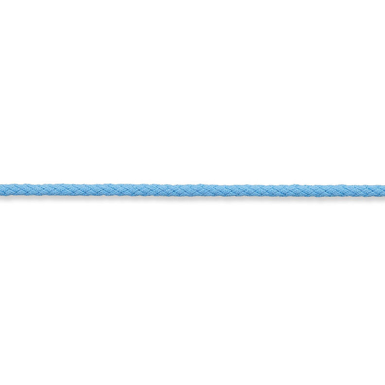 Bavlněná šňůrka [Ø 3 mm] – světle džínová modrá,  image number 2