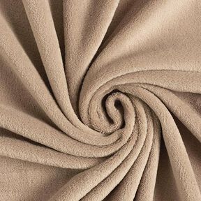 Hebký fleece – tmavě béžová, 