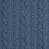 Žakárové žerzejové kloké Copánkový vzor – džínově modrá,  thumbnail number 1