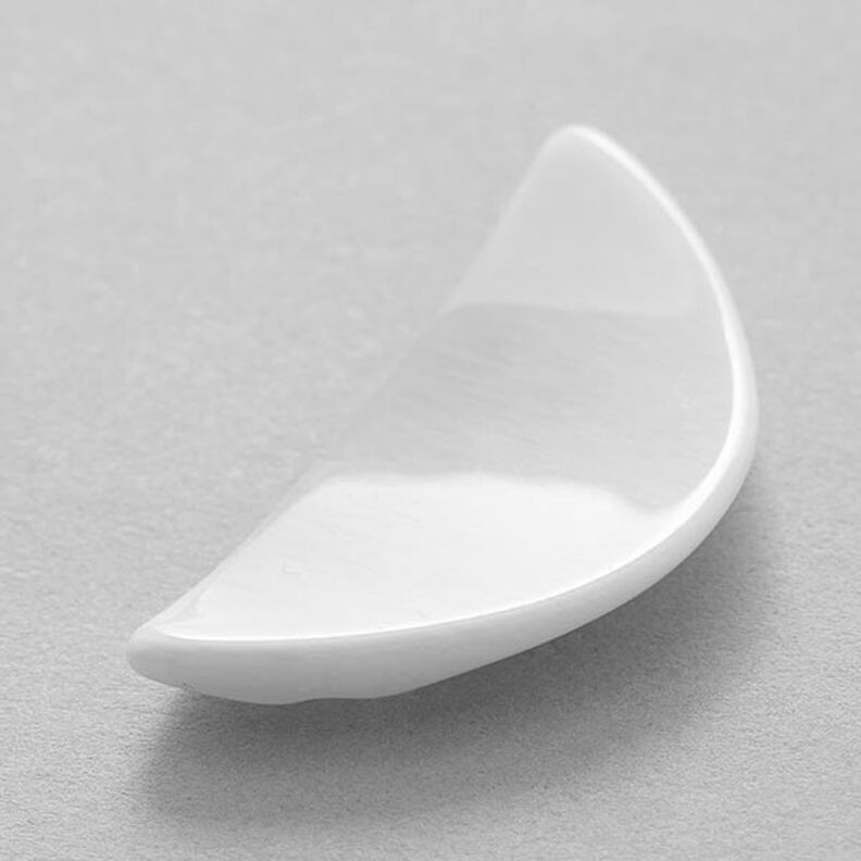 Knoflík s kanálovým očkem [ 55 mm ] – bílá,  image number 1