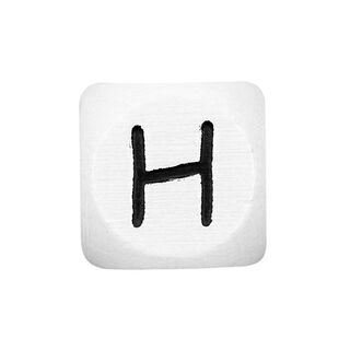 Dřevěná písmena H – bílá | Rico Design, 