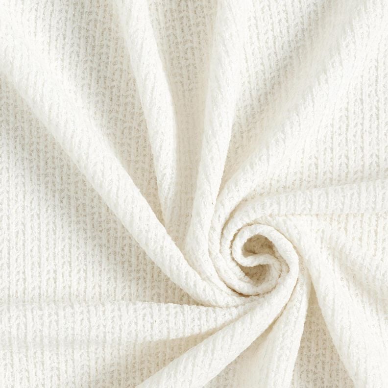 Žinylka Pletený žakár Třpyt – slonová kost/stříbrná metalická,  image number 1