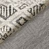 Úplet buklé se vzorem ikat – šedá/bílá,  thumbnail number 4