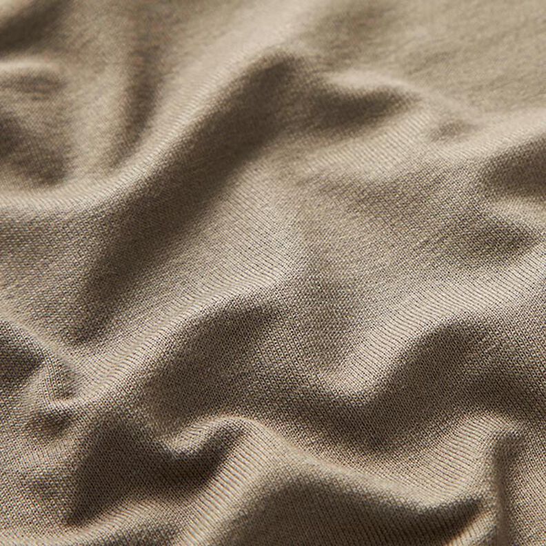 Viskózový žerzej lehký – khaki,  image number 3