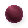 Potažený knoflík, Satén Duchesse – bordó,  thumbnail number 1