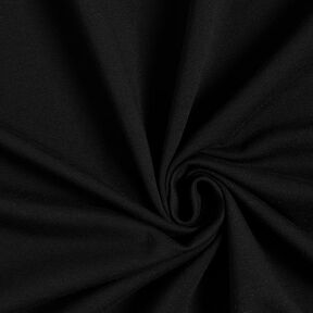 Lehká bavlněná teplákovina jednobarevná – černá, 