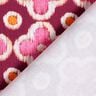 Dekorační látka Plátno Vzhled výšivky – bordó/pink,  thumbnail number 4