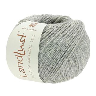 LANDLUST Alpaca Merino 160, 50g | Lana Grossa – světle šedá, 