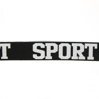 Guma sport – černá/bílá, 