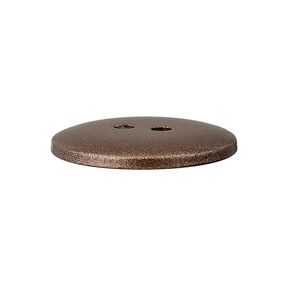Polyesterový knoflík metalický 2dírkový – hnědá, 