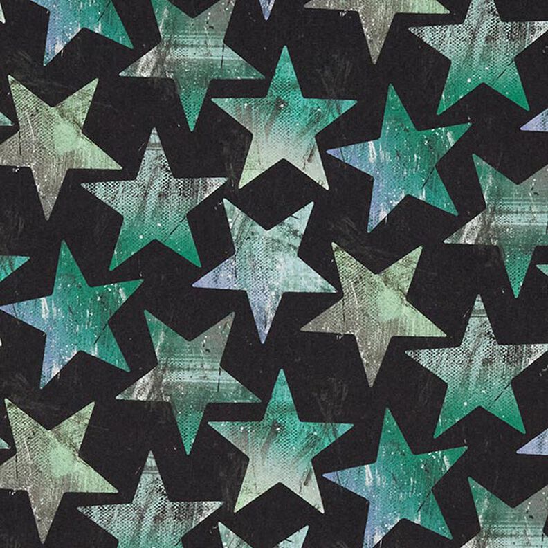 Softshell hvězdy – černá/zelená,  image number 1