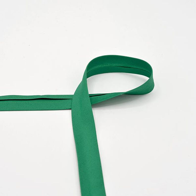 Šikmý proužek Popelín [20 mm] – zelená,  image number 1