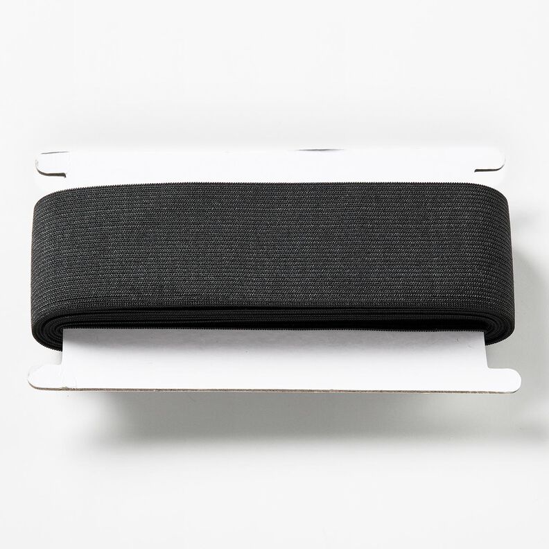 Hladká gumová stužka [3 m | 50 mm] – černá,  image number 1