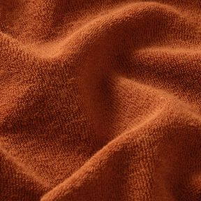 Froté látka Streč Jednobarevné provedení – terracotta, 