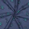 Bavlněný flanel Drzí dinosauři | Poppy Fabrics – džínově modrá/smaragdově zelená,  thumbnail number 3