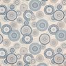 Dekorační látka polopanama Mandala – modrá,  thumbnail number 1