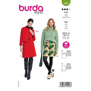 sukně | Burda 5868 | 34-44, 