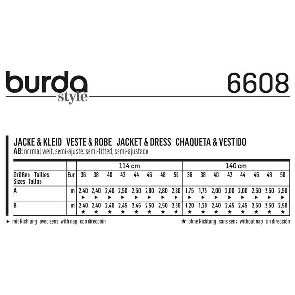 Bunda / šaty, Burda 6608,  image number 5