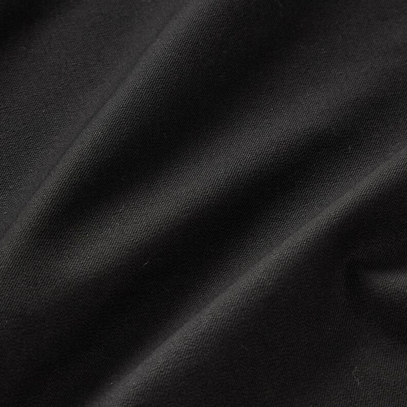 Strečová látka n a kalhoty Medium Uni – černá,  image number 2